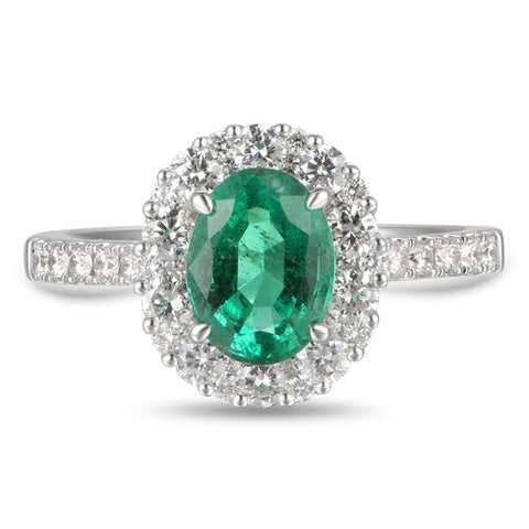 6F035703AWLRDE 18KT Emerald Ring