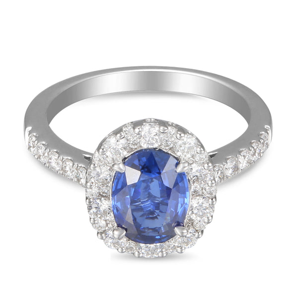 6F035703AWLRDS 18KT Blue Sapphire Ring