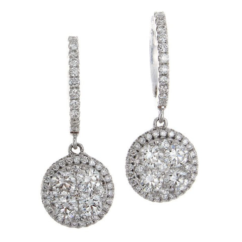 6F035989AWERD0 18KT White Diamond Earring