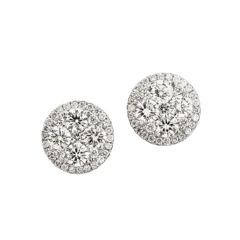 6F036237AWERD0 18KT White Diamond Earring