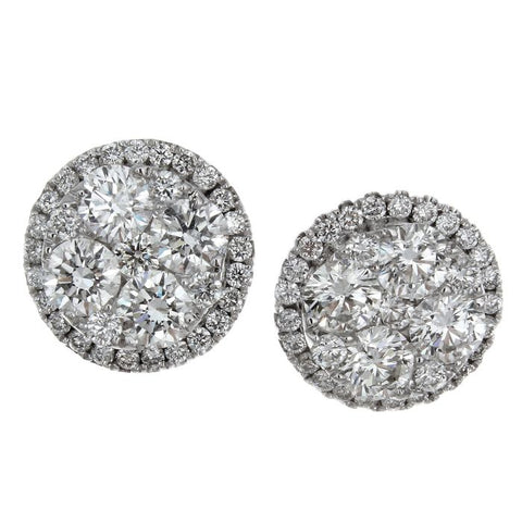 6F036244AWERD0 18KT White Diamond Earring