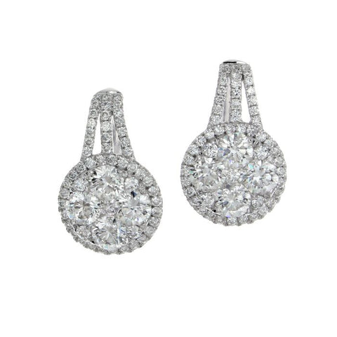 6F036624AWERD0 18KT White Diamond Earring