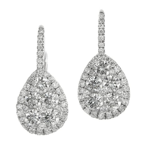 6F036642AWERD0 18KT White Diamond Earring