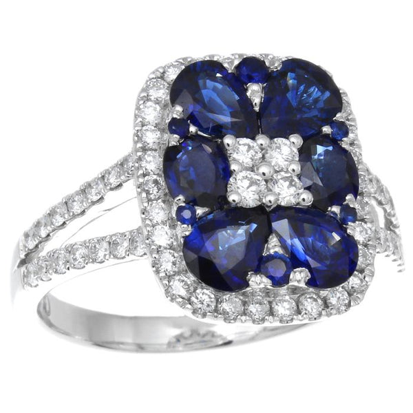 6F039505AWLRDS 18KT Blue Sapphire Ring