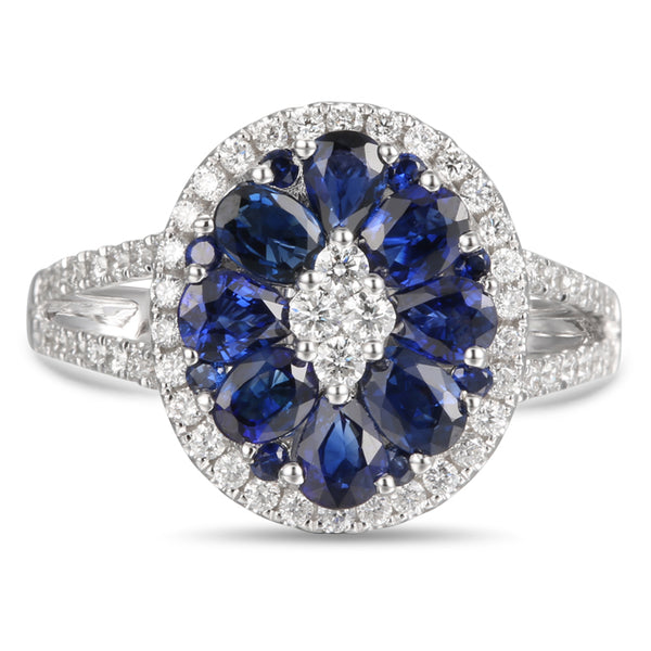 6F039506AWLRDS 18KT Blue Sapphire Ring