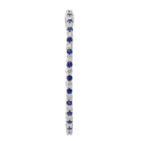 6F039767AWERDS 18KT Blue Sapphire Earring