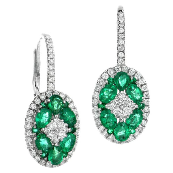 6F040593AWERDE 18KT Emerald Earring