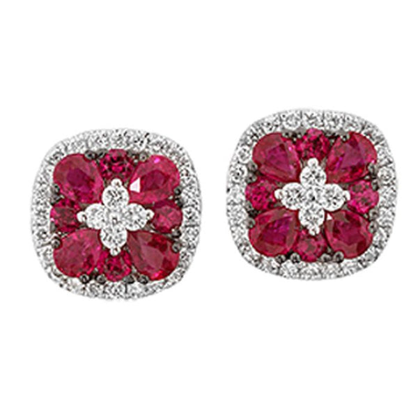 6F040598AWERDR 18KT Ruby Earring
