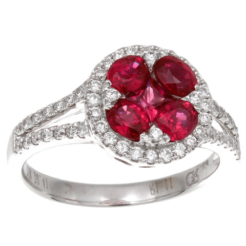 6F040601AWLRDR 18KT Ruby Ring