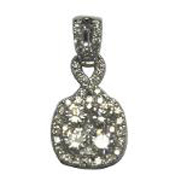 6F040910AWPDD0 18KT White Diamond Pendant