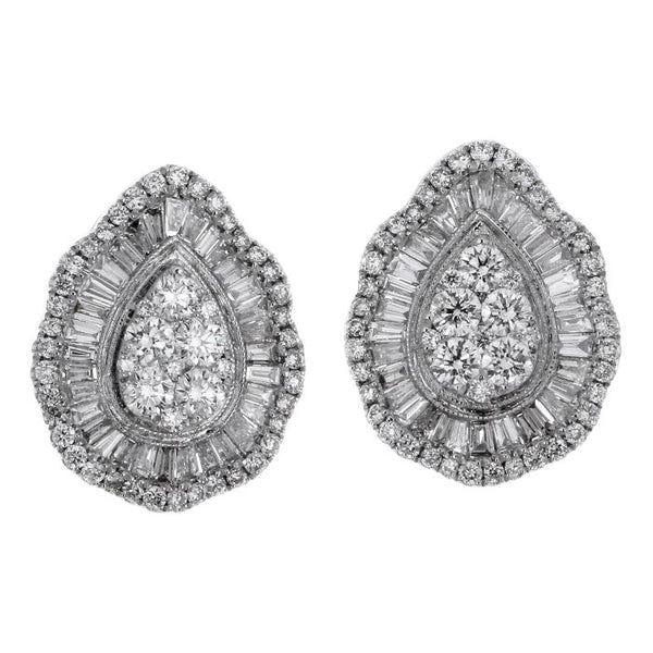 6F043617AWERD0 18KT White Diamond Earring