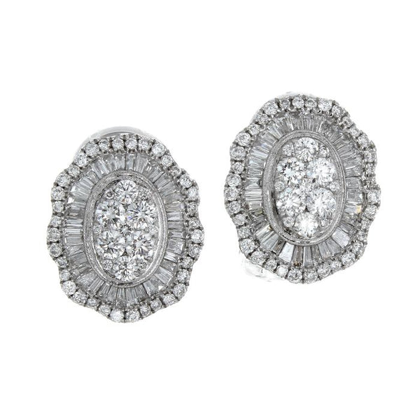 6F043622AWERD0 18KT White Diamond Earring