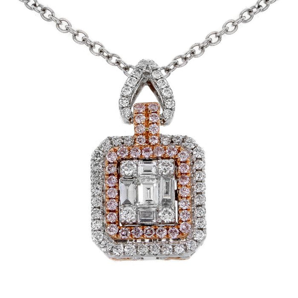 6F043889AQPDPD 18KT Pink Diamond Pendant