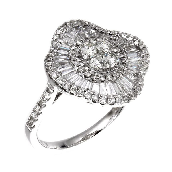 6F045166AWLRD0 18KT White Diamond Ring