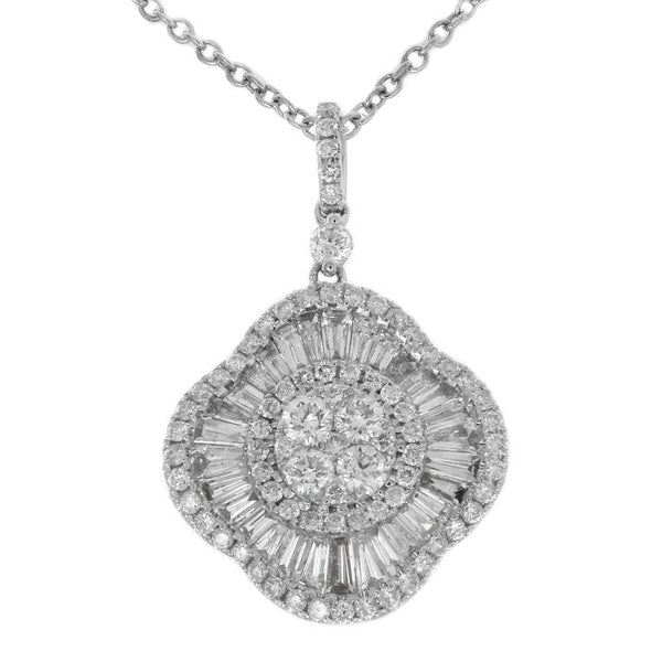 6F045168AQPDD0 18KT White Diamond Pendant