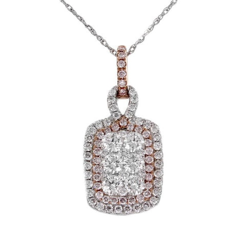 6F045172AQPDPD 18KT Pink Diamond Pendant