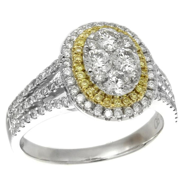 6F045190AULRYD 18KT Yellow Diamond Ring