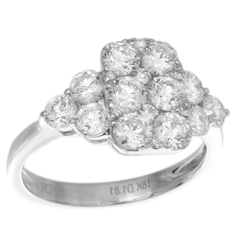 6F045389AWLRD0 18KT White Diamond Ring