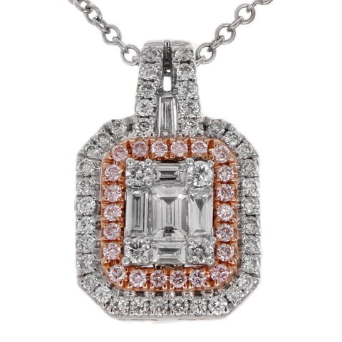 6F045699AQPDPD 18KT Pink Diamond Pendant