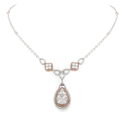 6F046203AQCHPD 18KT Pink Diamond Necklace