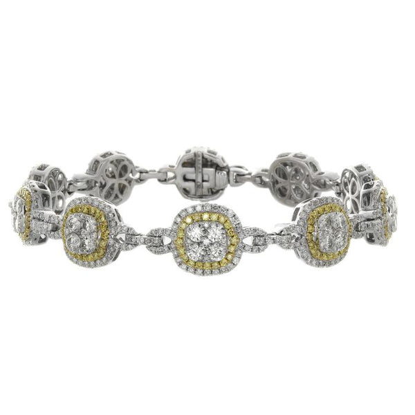 6F046415AULBYD 18KT Yellow Diamond Bracelet