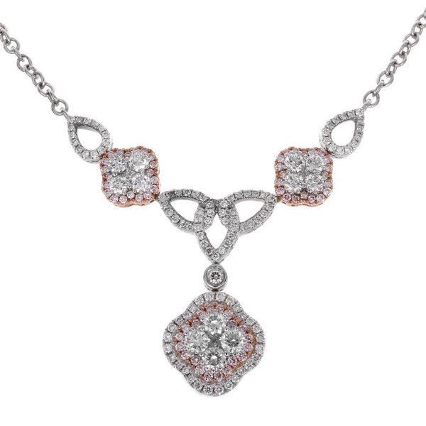 6F047161AQCHPD 18KT Pink Diamond Necklace