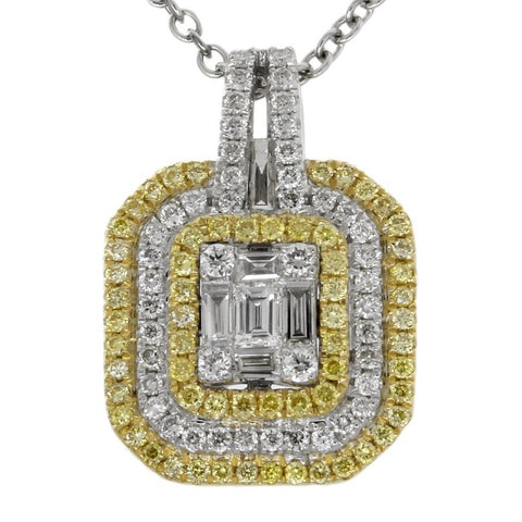 6F047200AUPDYD 18KT Yellow Diamond Pendant