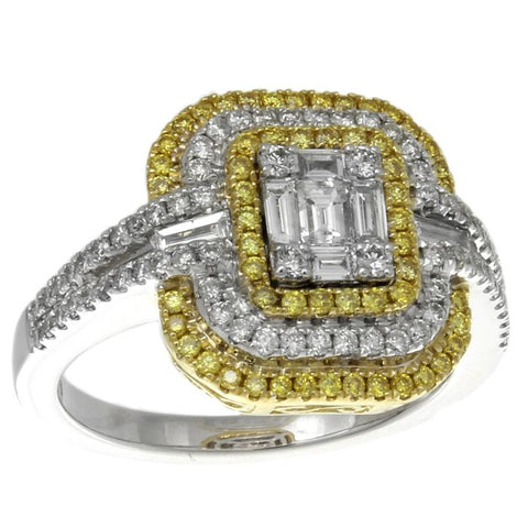 6F047201AULRYD 18KT Yellow Diamond Ring