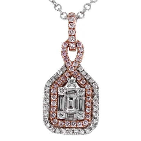 6F047285AQPDPD 18KT Pink Diamond Pendant