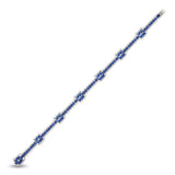 6F049331AWLBDS 18KT Blue Sapphire Bracelet