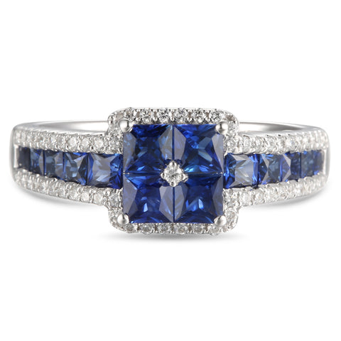 6F049332AWLRDS 18KT Blue Sapphire Ring
