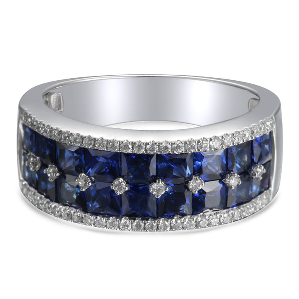 6F049401AWLRDS 18KT Blue Sapphire Ring