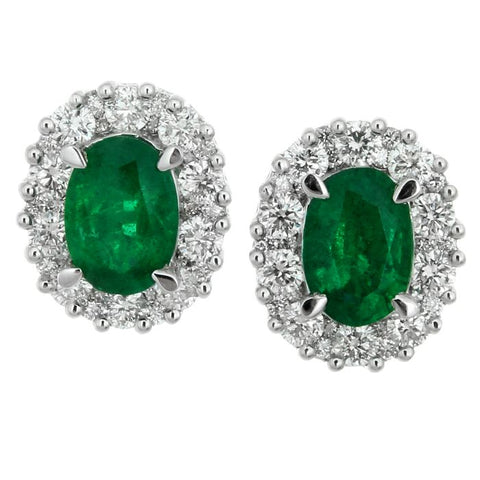 6F050323AWERDE 18KT Emerald Earring