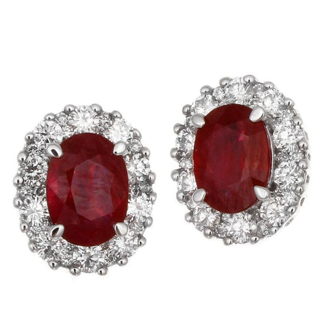 6F050323AWERDR 18KT Ruby Earring