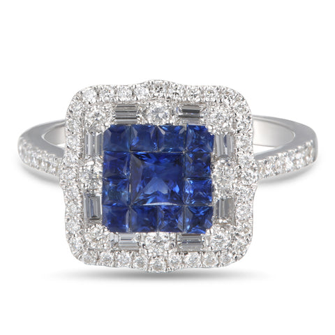6F050543AWLRDS 18KT Blue Sapphire Ring