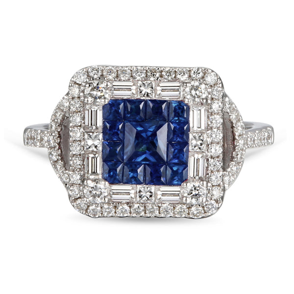 6F050548AWLRDS 18KT Blue Sapphire Ring