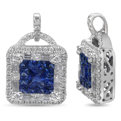 6F050549AWPDDS 18KT Blue Sapphire Pendant