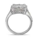 6F050557AWLRD0 18KT White Diamond Ring