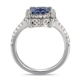 6F050563AWLRDS 18KT Blue Sapphire Ring