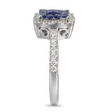 6F050563AWLRDS 18KT Blue Sapphire Ring