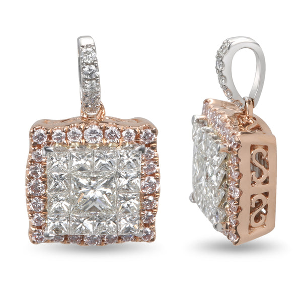 6F050564AQPDPD 18KT Pink Diamond Pendant