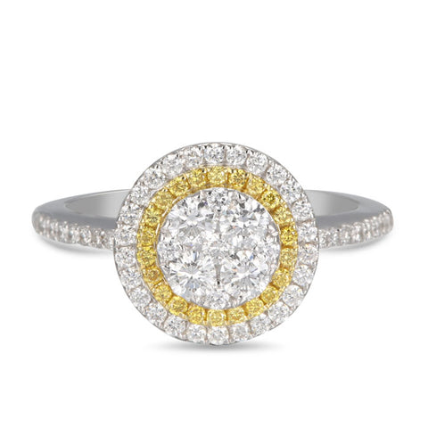 6F050622AULRYD 18KT Yellow Diamond Ring
