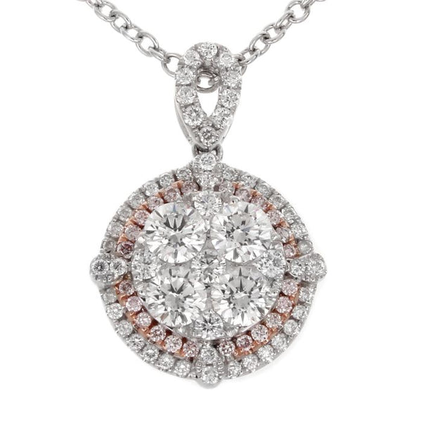 6F050625AQPDPD 18KT Pink Diamond Pendant