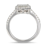 6F050632AWLRD0 18KT White Diamond Ring