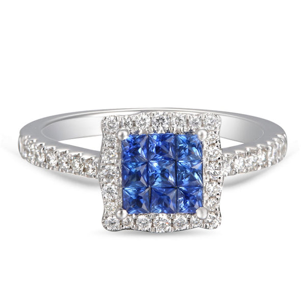 6F050632AWLRDS 18KT Blue Sapphire Ring