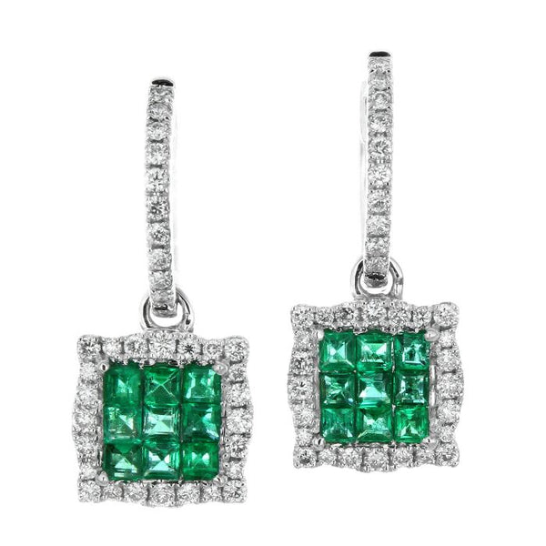 6F050637AWERDE 18KT Emerald Earring