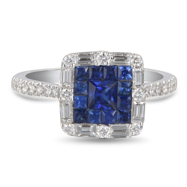 6F050783AWLRDS 18KT Blue Sapphire Ring