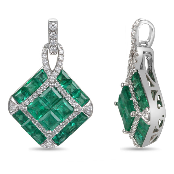 6F052070AWPDDE 18KT Emerald Pendant