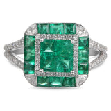 6F052071AWLRDE 18KT Emerald Ring