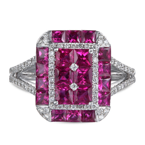 6F052080AWLRDR 18KT Ruby Ring